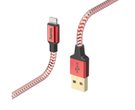 Hama USB-Lightning 1,5M MFI REFLECTED czerwony - 1457234 - zdjęcie 1
